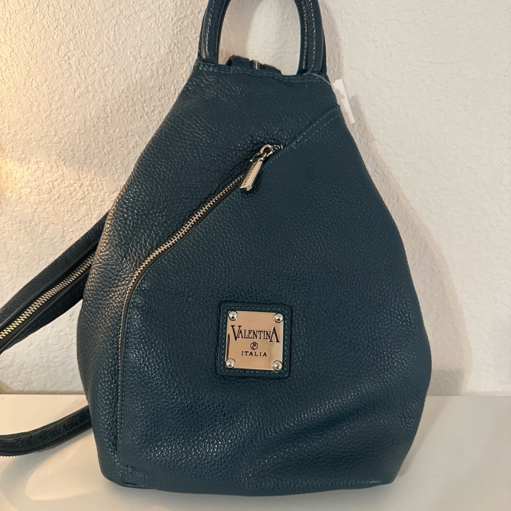 Valentina Sling Backpack with Diagonal Zipper
